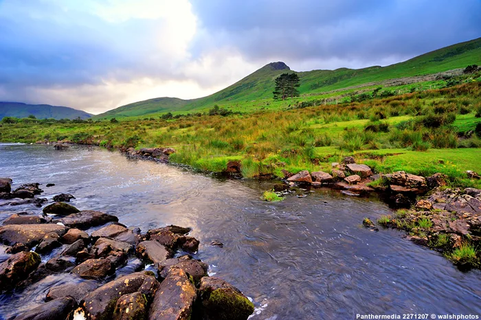 Typische Connemara-Landschaft - Grafschaft Mayo